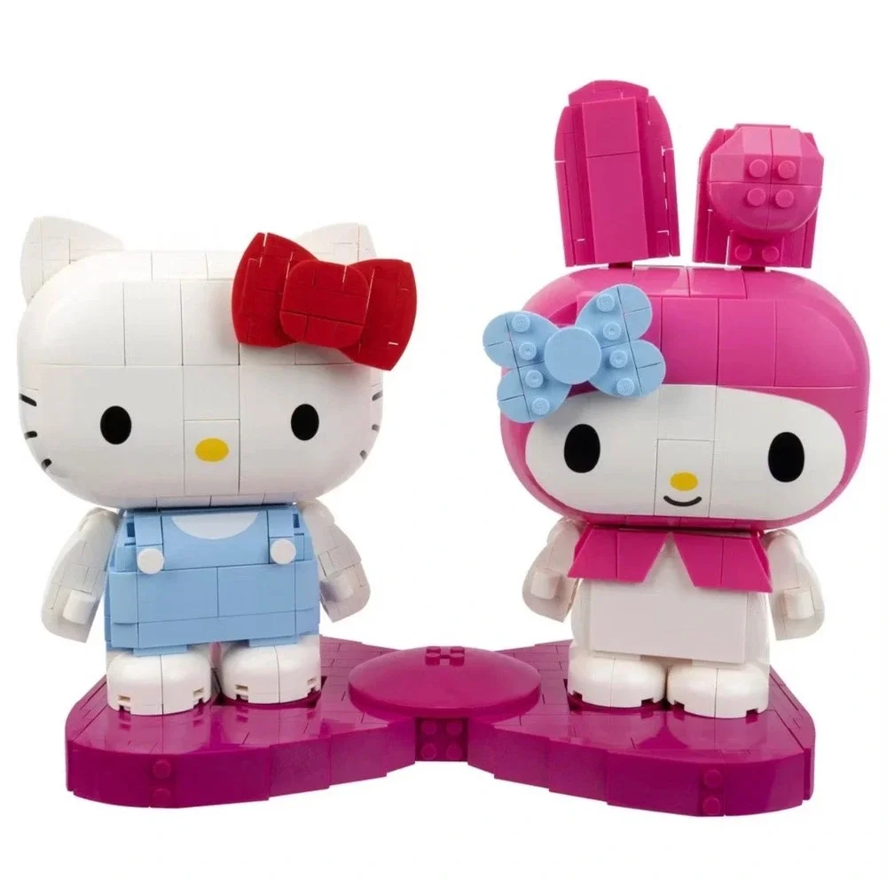 BLDR Hello Kitty and My Melody Building Block Set 742 Pcs Sanrio Friends 0133